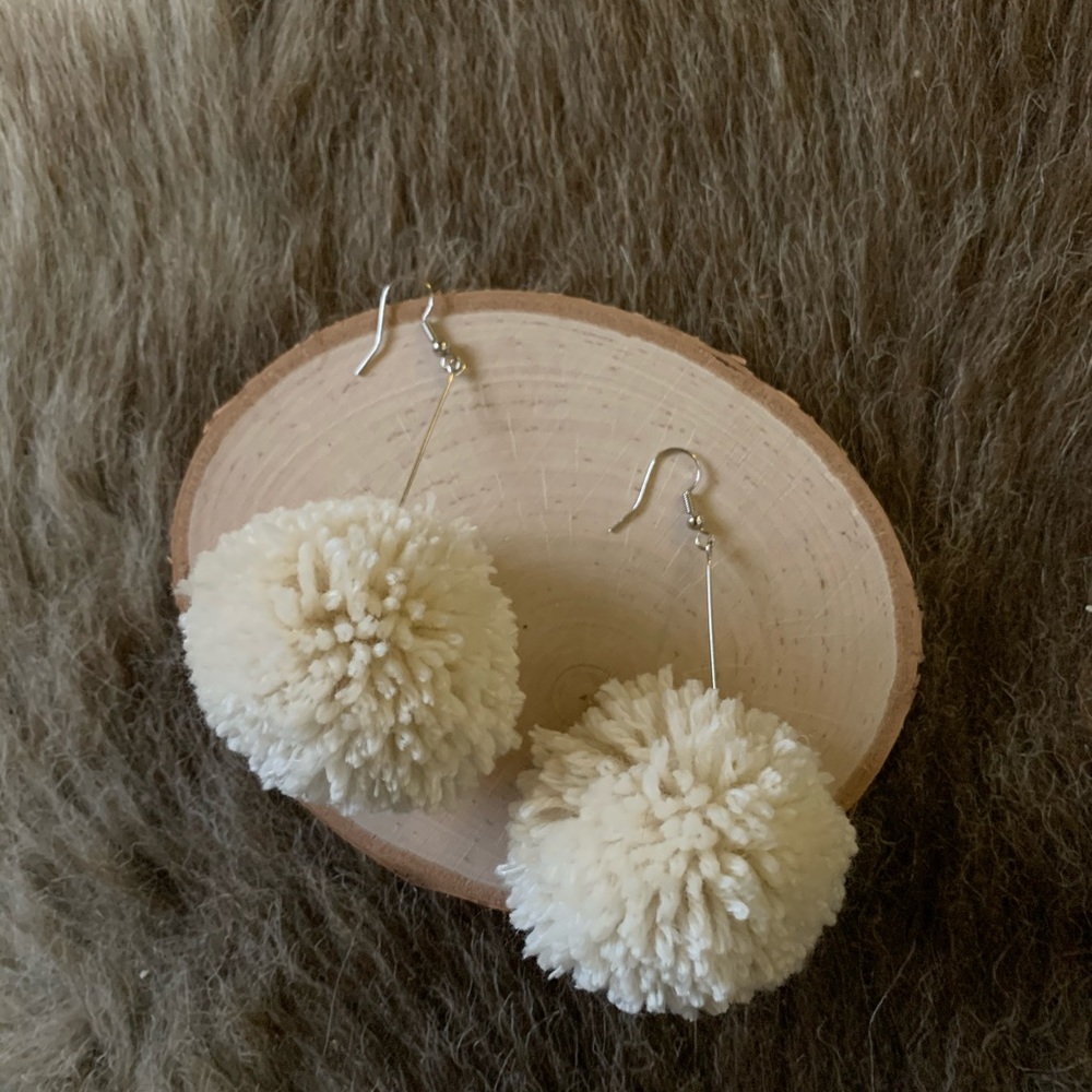 Pom Earrings